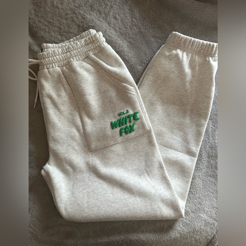White Fox Sweatpants